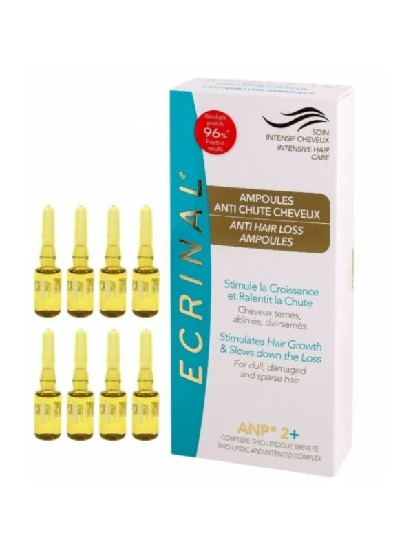 ECRINAL Ampoules Anti Chute Cheveux 8x5ML