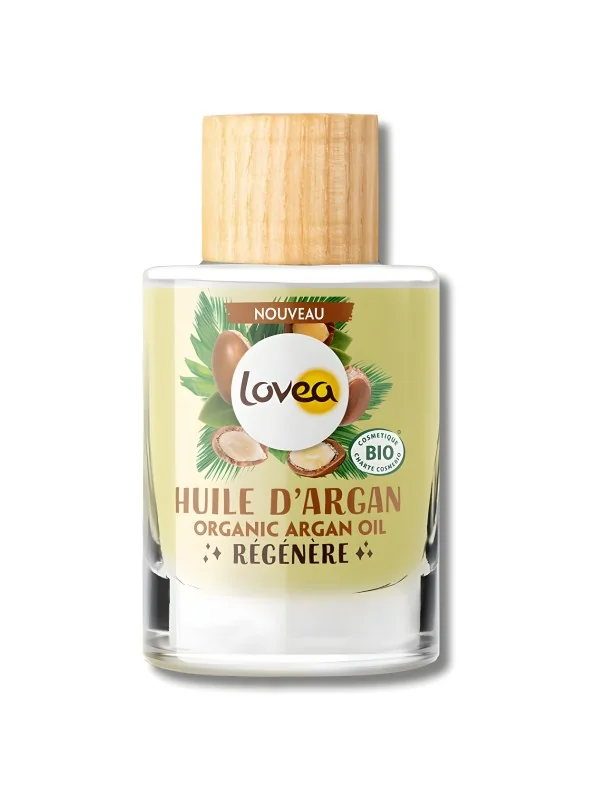 LOVEA - HUILE RÉGÉNÉRANTE CORPS ET CHEVEUX HUILE D'ARGAN BIO 50ML