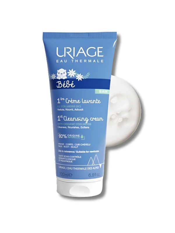 URIAGE BÉBÉ 1ÈRE - CRÈME LAVANTE VISAGE CORPS ET CUIR CHEVELU 500ML