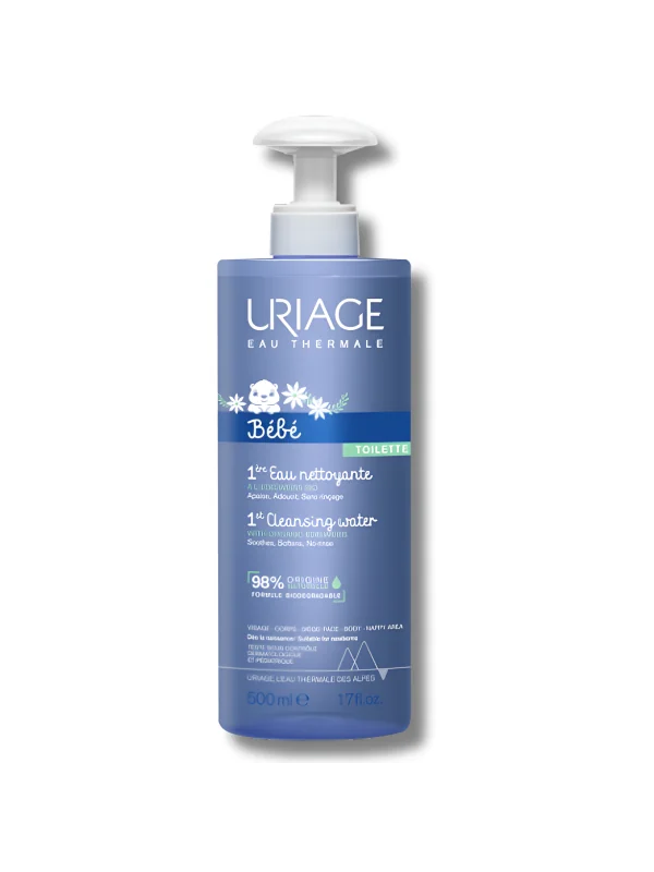 URIAGE BEBE 1ERE - EAU NETTOYANTE VISAGE CORPS ET SIEGE 500ML
