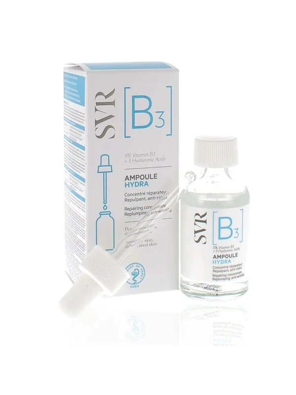 SVR Ampoule B3 Hydra Concentré Réparateur Repulpant