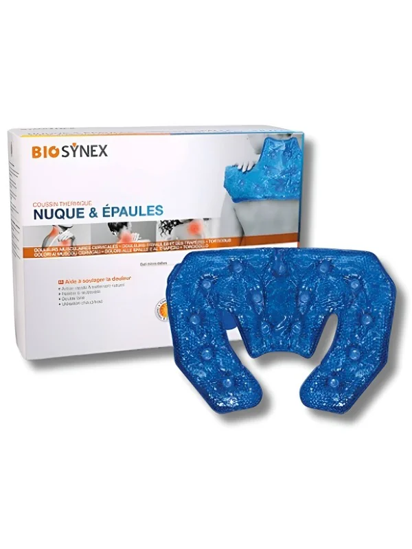 BIOSYNEX - COUSSIN THERMIQUE POUR DOULEURS ÉPAULE ET NUQUE