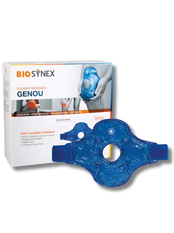 BIOSYNEX - COUSSIN THERMIQUE GENOU 22 X 30 CM