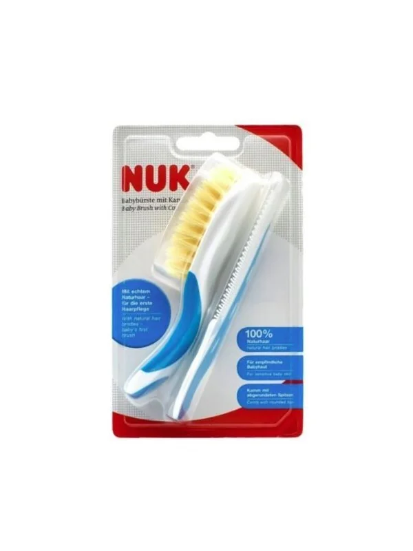 Nuk Baby Brush with Natural Hair & Comb