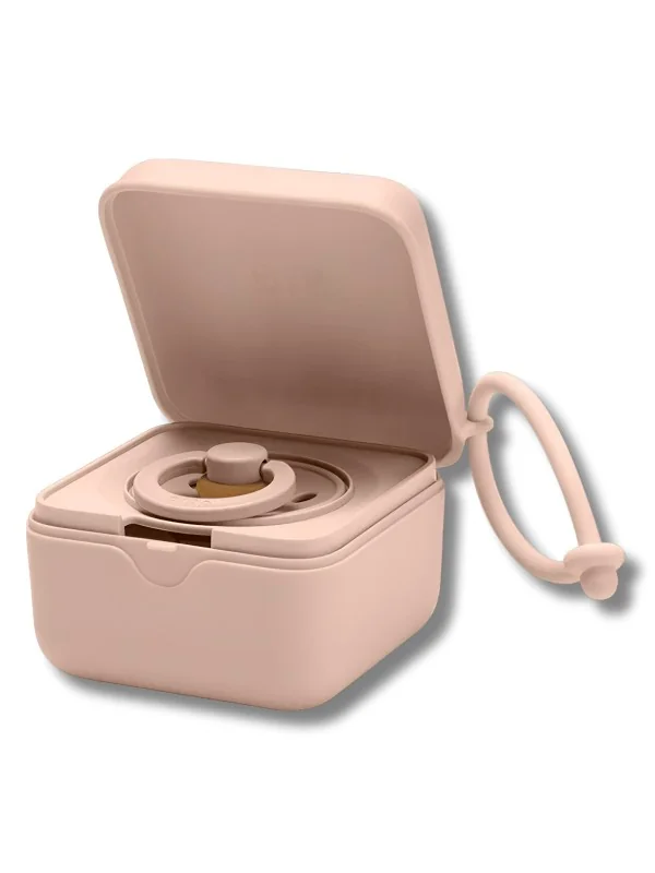BIBS - PACIFIER BOX A TETINES BLUSH