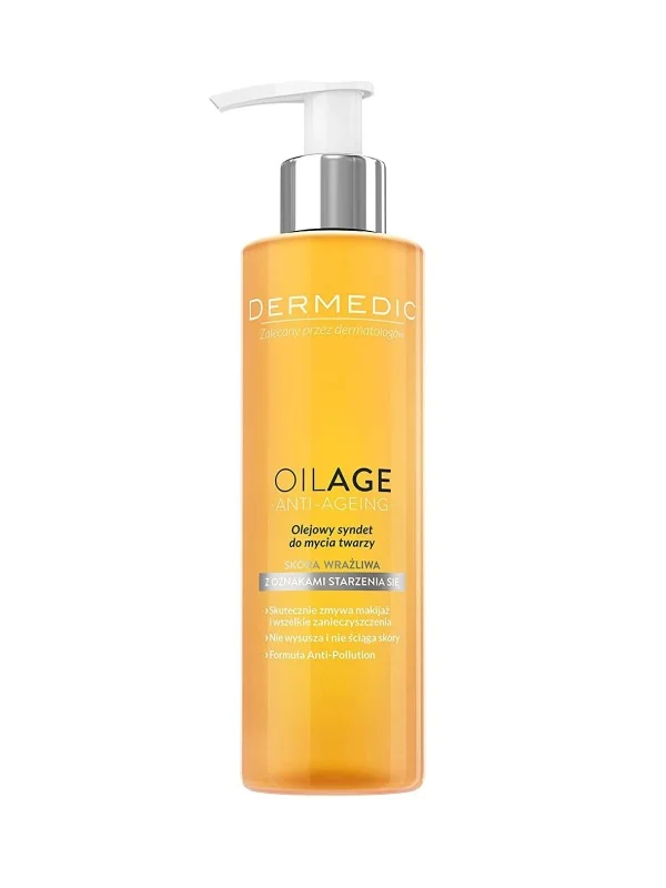 DERMEDIC OILAGE SYNDET HUILEUX NETTOYANT ANTI-AGE 200ML