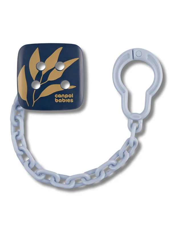 CANPOL BABIES - ATTACHE SUCETTE AVEC CLIPS DE SECURITE BLEU 2/440