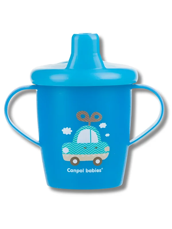 CANPOL BABIES - TASSE ANTI-DÉVERSEMENT TOYS +9MOIS 250ML 31/200 BLEU