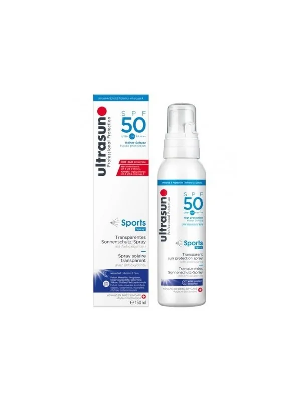 ULTRASUN SPORTS - SPRAY SOLAIRE SPF 50 150 ML