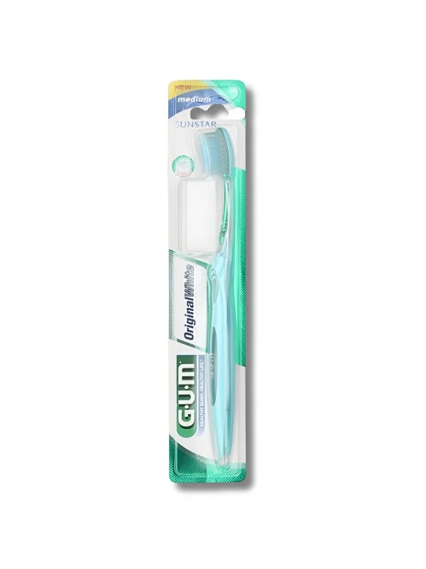 GUM - BROSSE A DENTS ORIGINAL WHITE MEDIUM COMPACTE 563