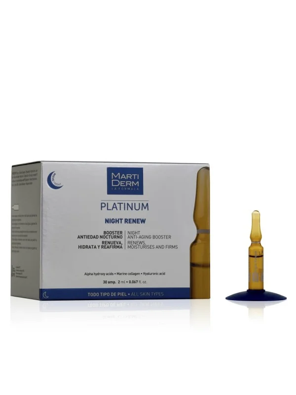 MARTIDERM PLATINUM NIGHT RENEW 10 AMPOULES