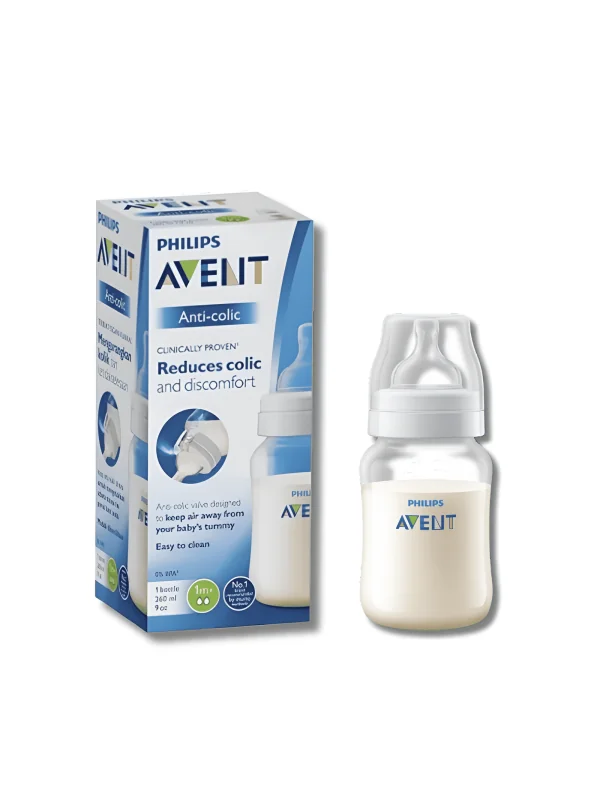 PHILIPS AVENT - BIBERON ANTI COLIC +1MOIS EN PLASTIQUE PP 260ML