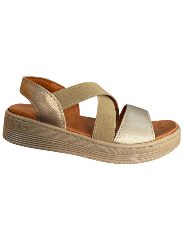 STI LIGHT - SANDALES ORTHOPEDIQUES BEIGE FEMME